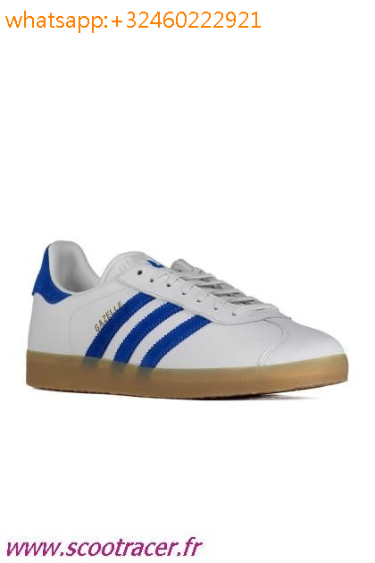 adidas gazelle bleu blanc homme