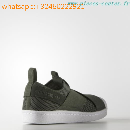 adidas original superstar slip on brun
