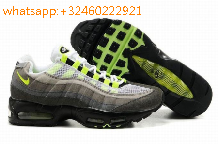 air max 95 noir et vert fluo